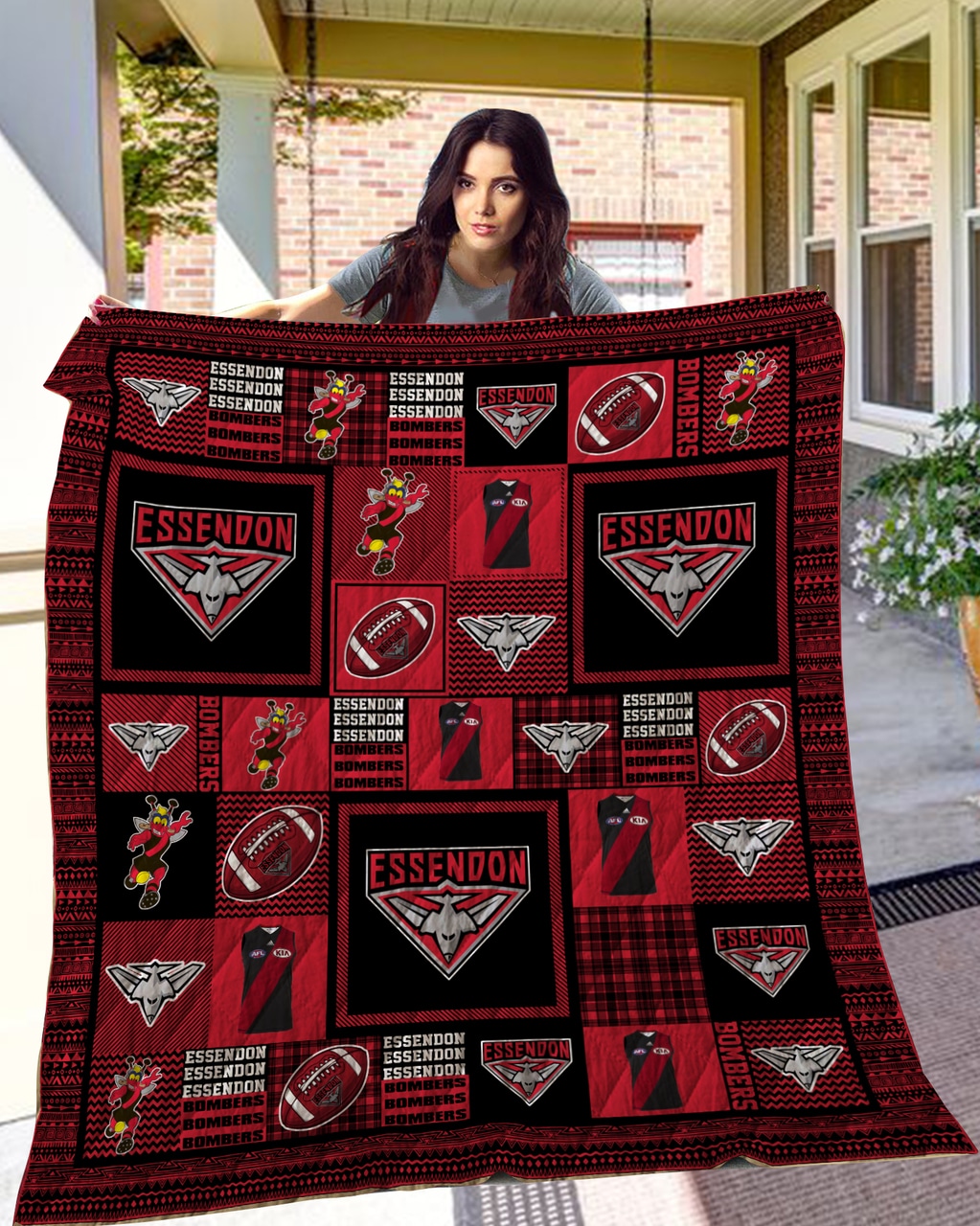 Essendon Quilt Blanket H0 Terrihanke