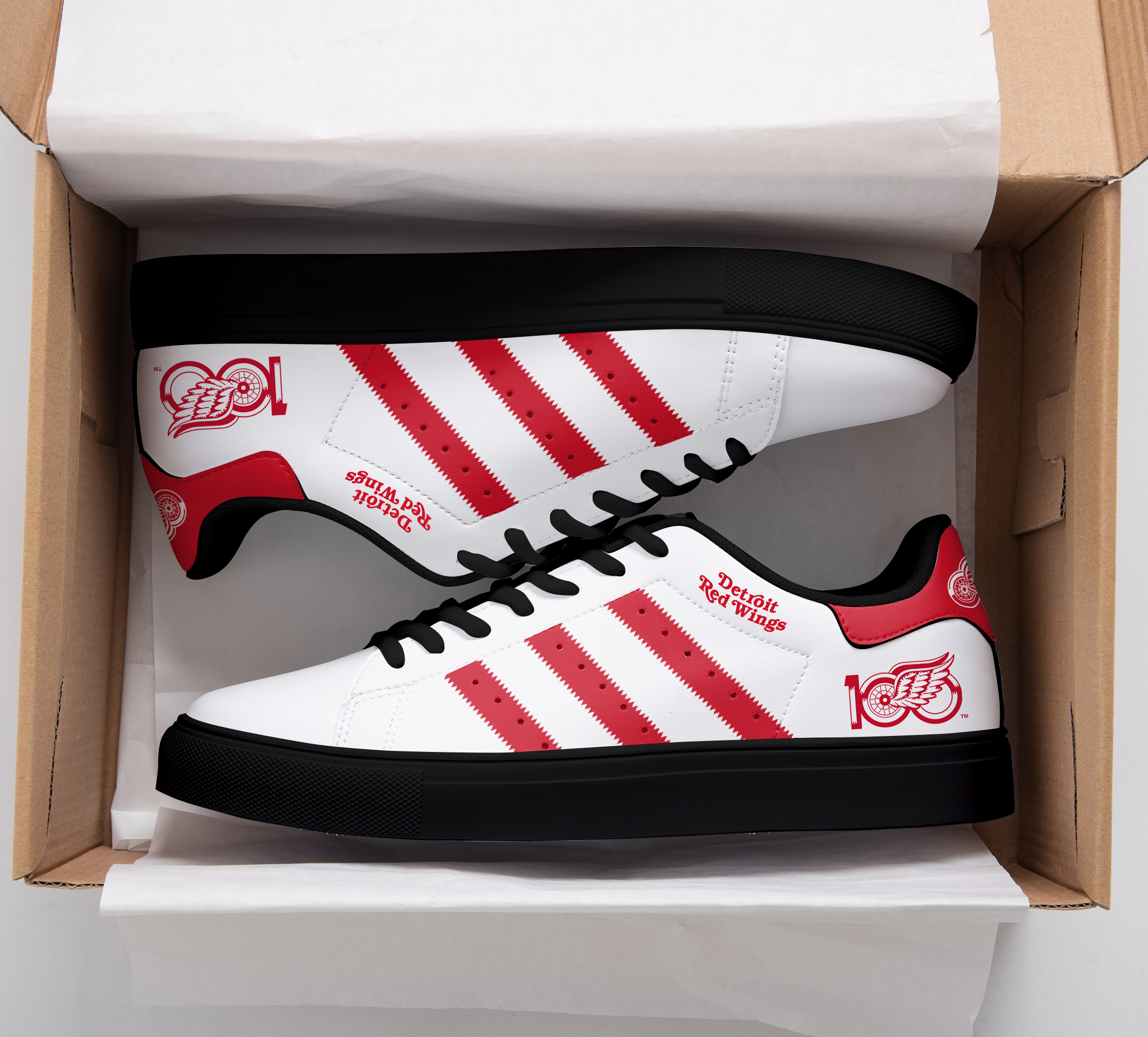 Skate đen sọc răng cưa